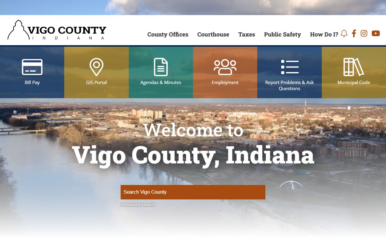 Vigo County court records official county homepage