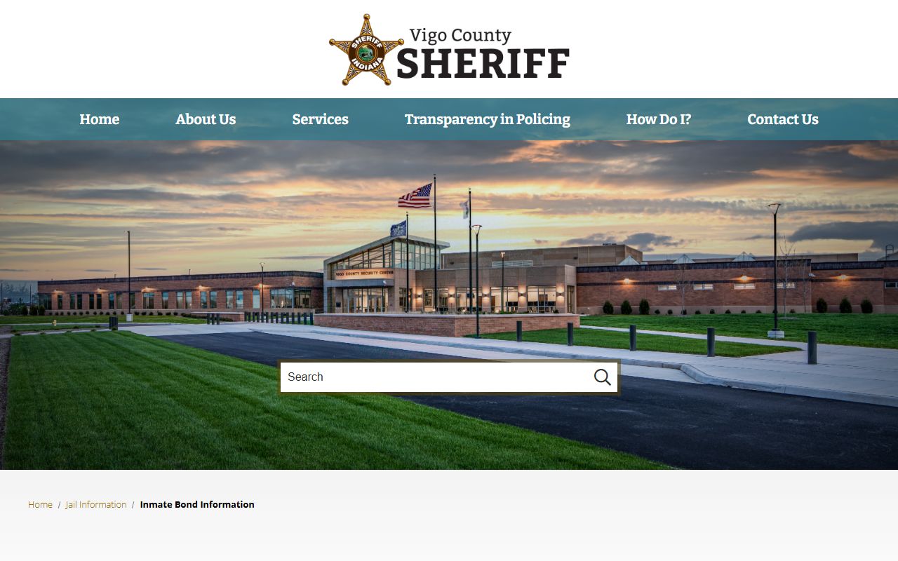 Vigo County inmate records bond information